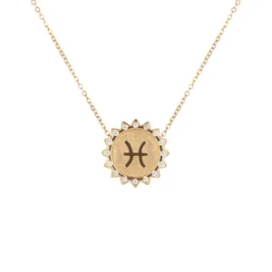Pisces Sun Zodiac necklace