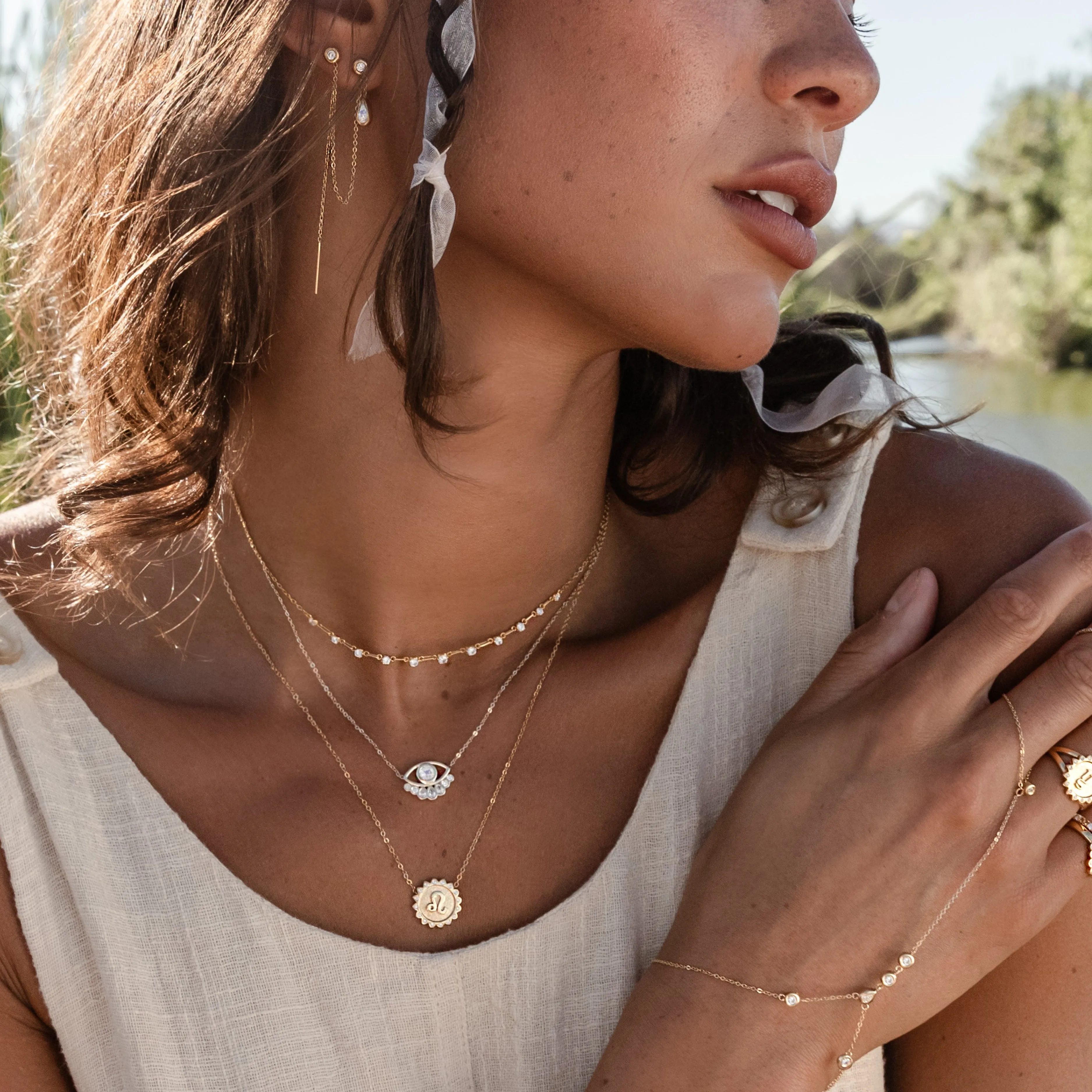Pisces Sun Zodiac necklace