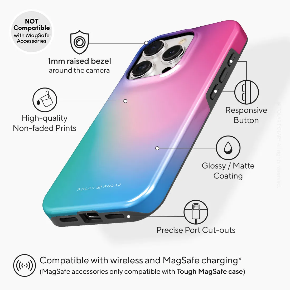 Polar Light - iPhone 15 Pro Case