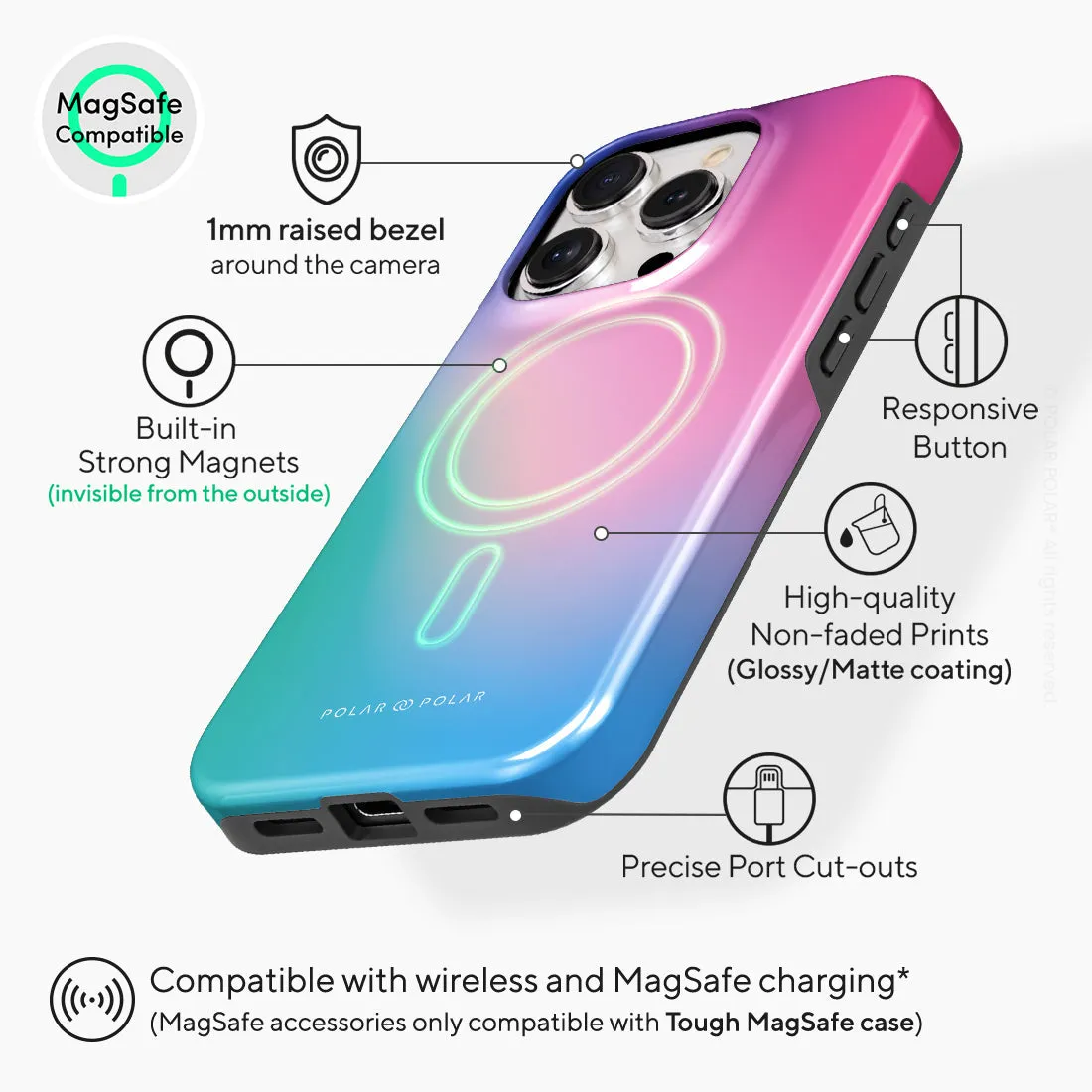 Polar Light - iPhone 15 Pro Case