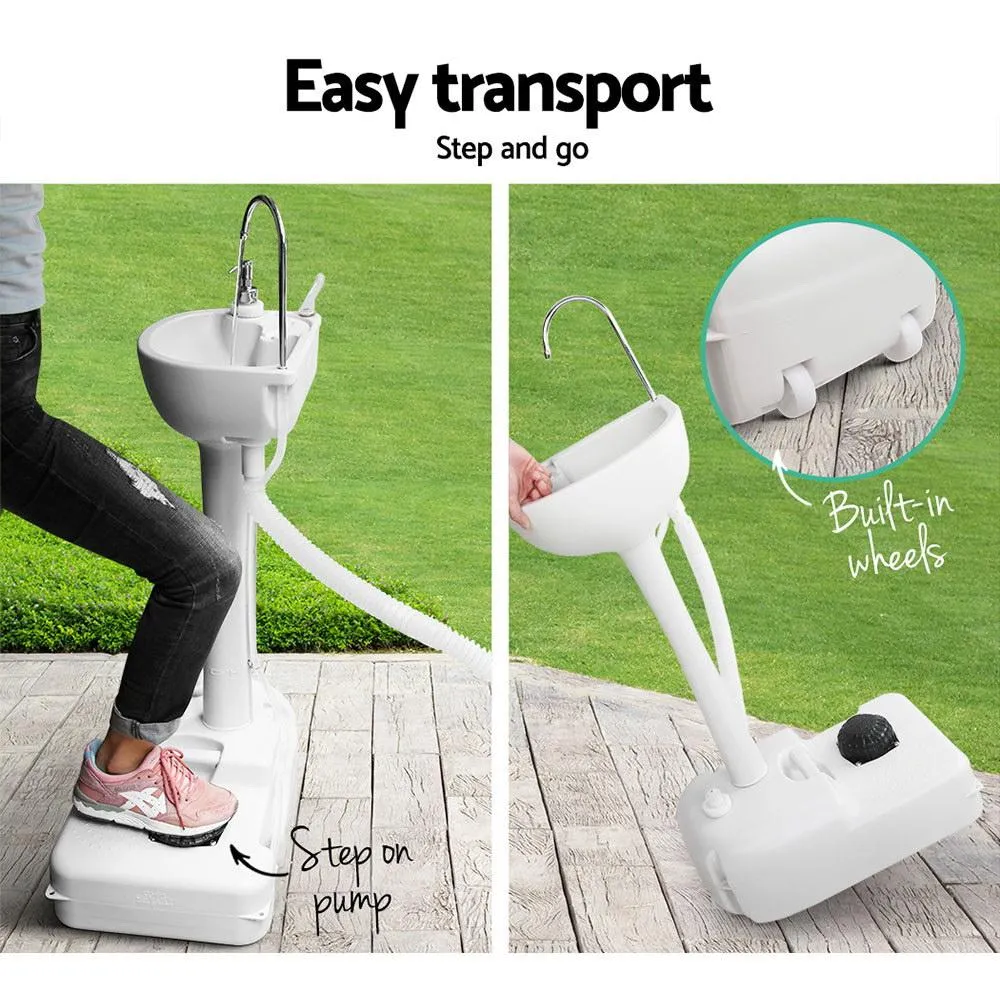 Portable Camping Wash Basin 19L Wash Stand
