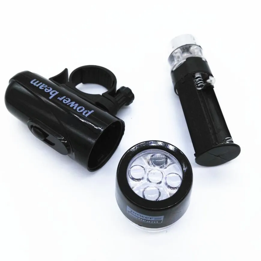 Powerful 5 LED Bike's Front Headlight Torch Lamp