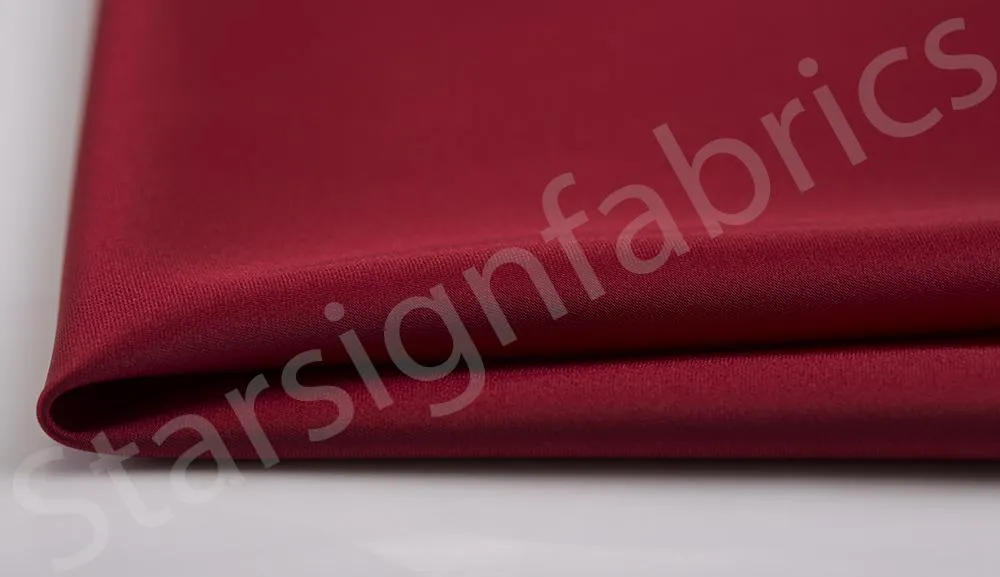 Quality Attractive Shiny Burc Plain Satin Woven Fabric