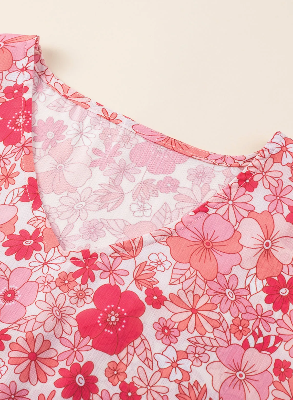 "Boho Pinky" Kimono Top