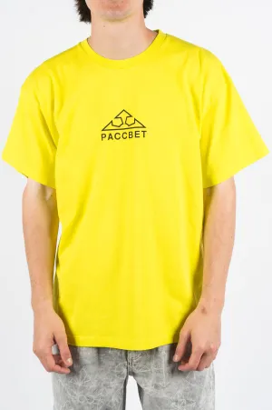 RASSVET LARGE LOGO PRINT TSHIRT YELLOW
