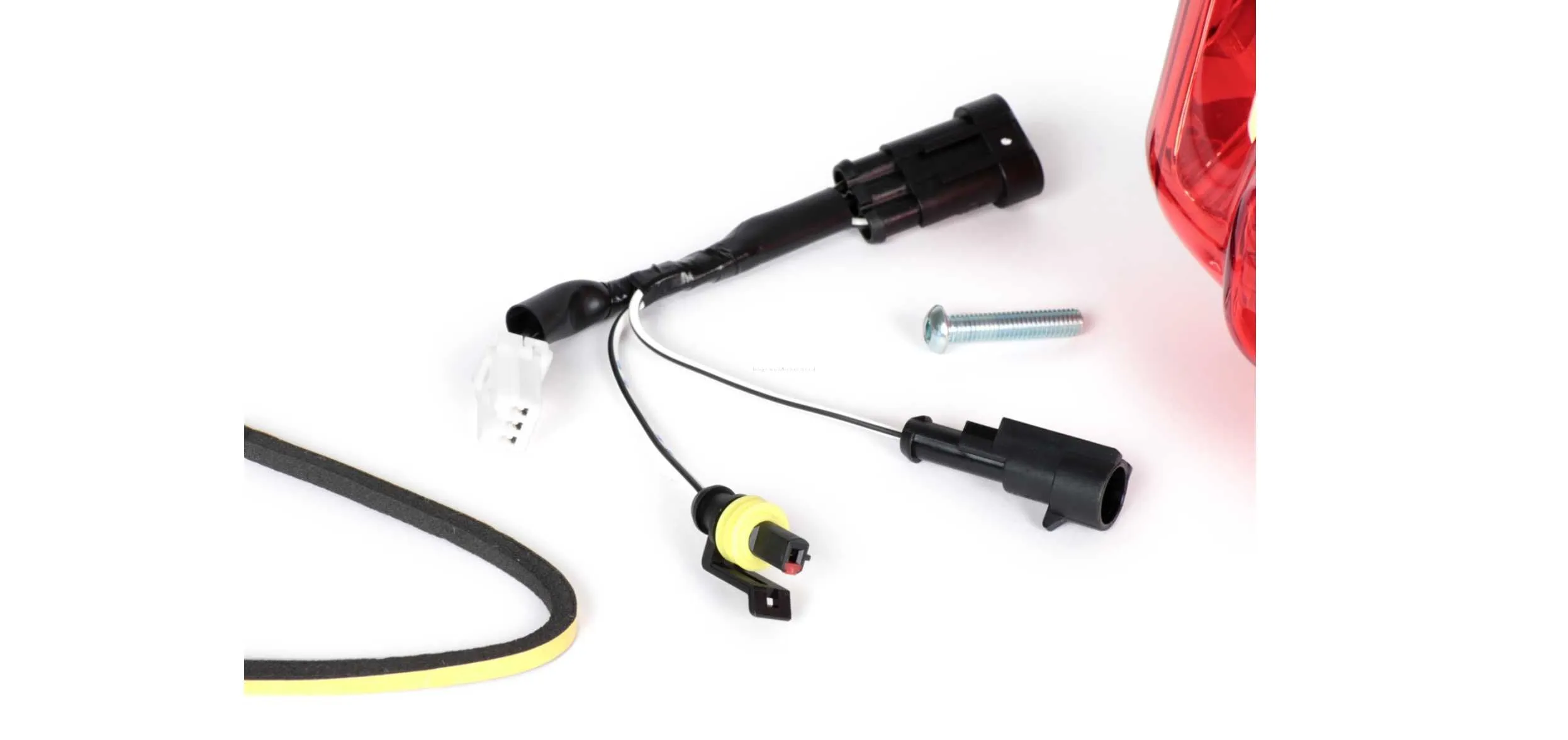 Rear Light including Frame MOTO NOSTRA Matt Black | Vespa GTS 125-300cc