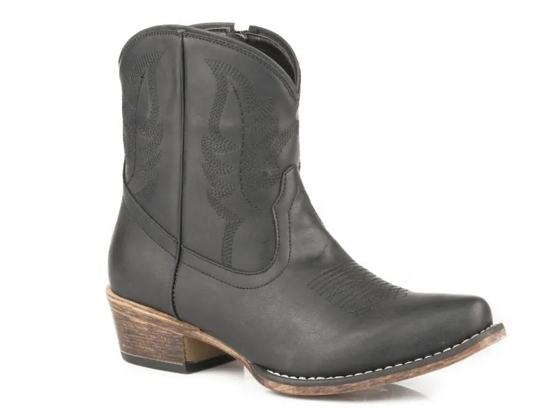 Roper Ladies Shay Smooth Snip Booties