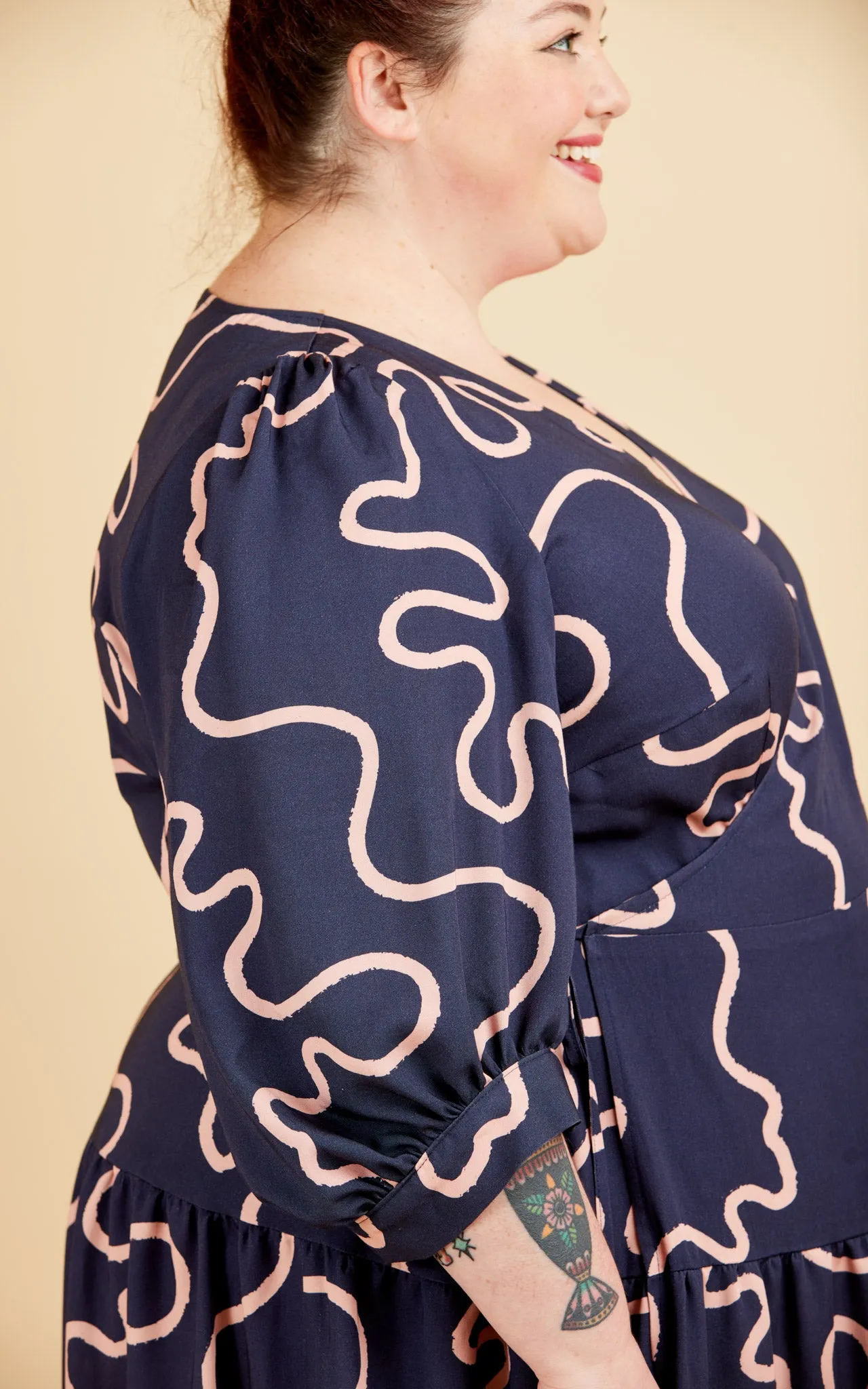 Roseclair Dress 12-32 printed pattern