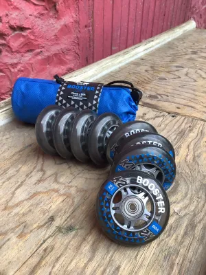 Roues de patin K2 Booster 76mm/80a   Roulements ILQ-5