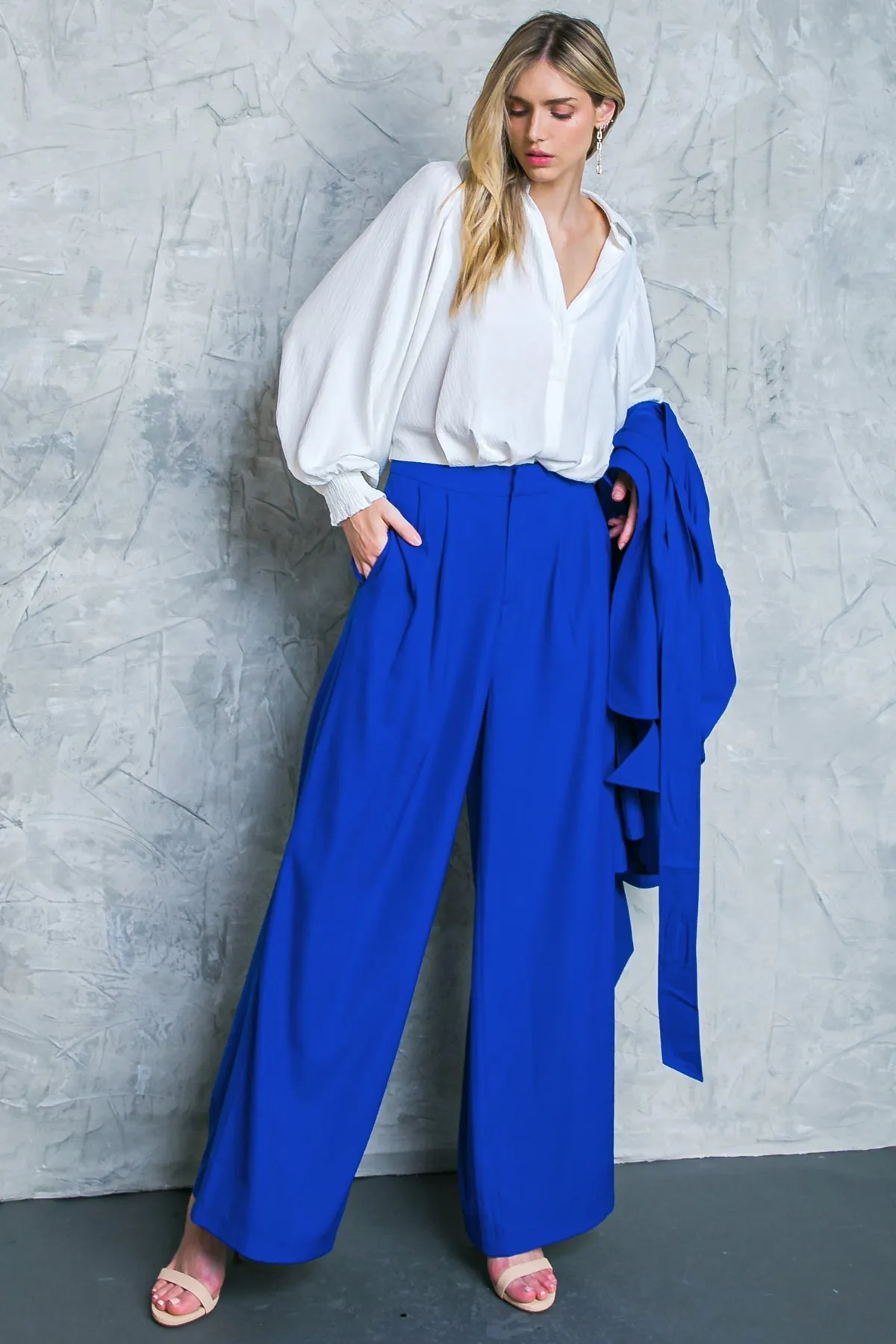 Royal Blue Woven Pant