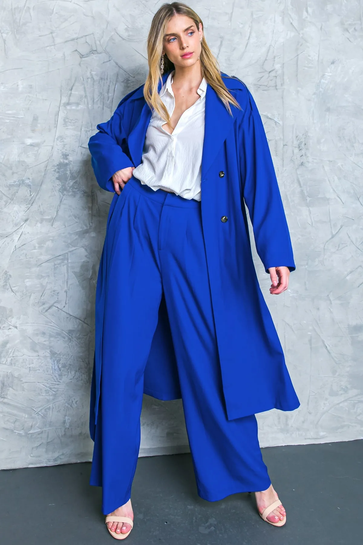 Royal Blue Woven Pant