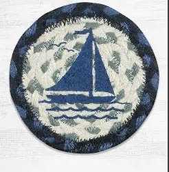 Sailboat Coaster (5x5")
