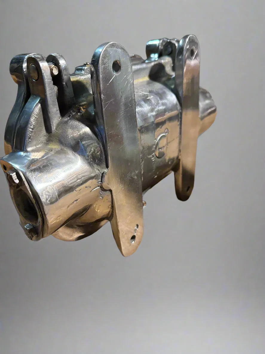 Salvaged 1950s Aluminium CCP Naval Bulkhead Light