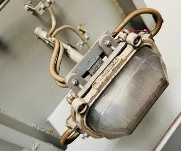 Salvaged 1950s Aluminium CCP Naval Bulkhead Light
