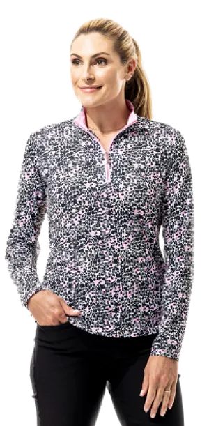 SanSoleil 900463 Solcool Print  Mock - BENGAL PINK