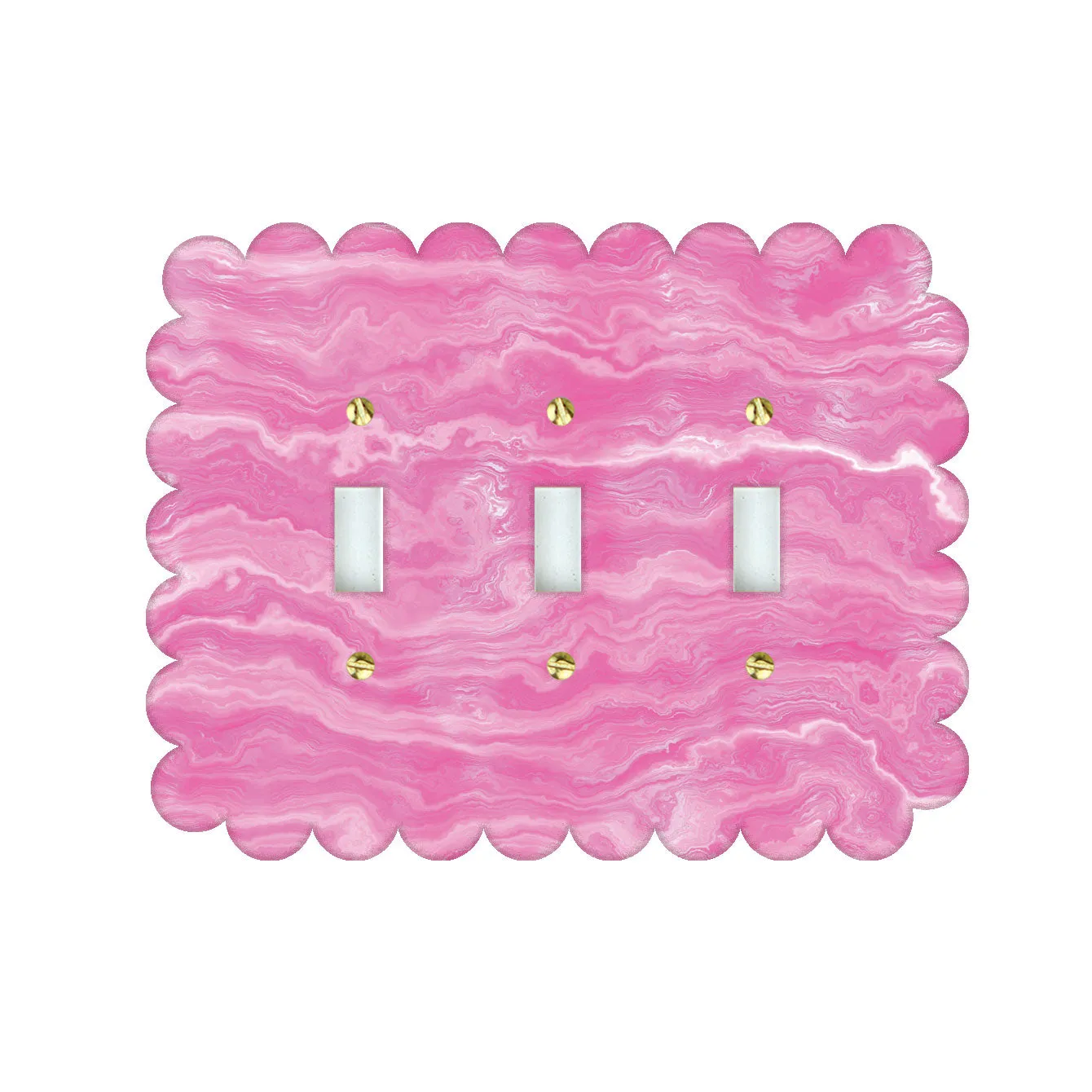 Sassy Switch Plates, Acrylic | Pink Agate