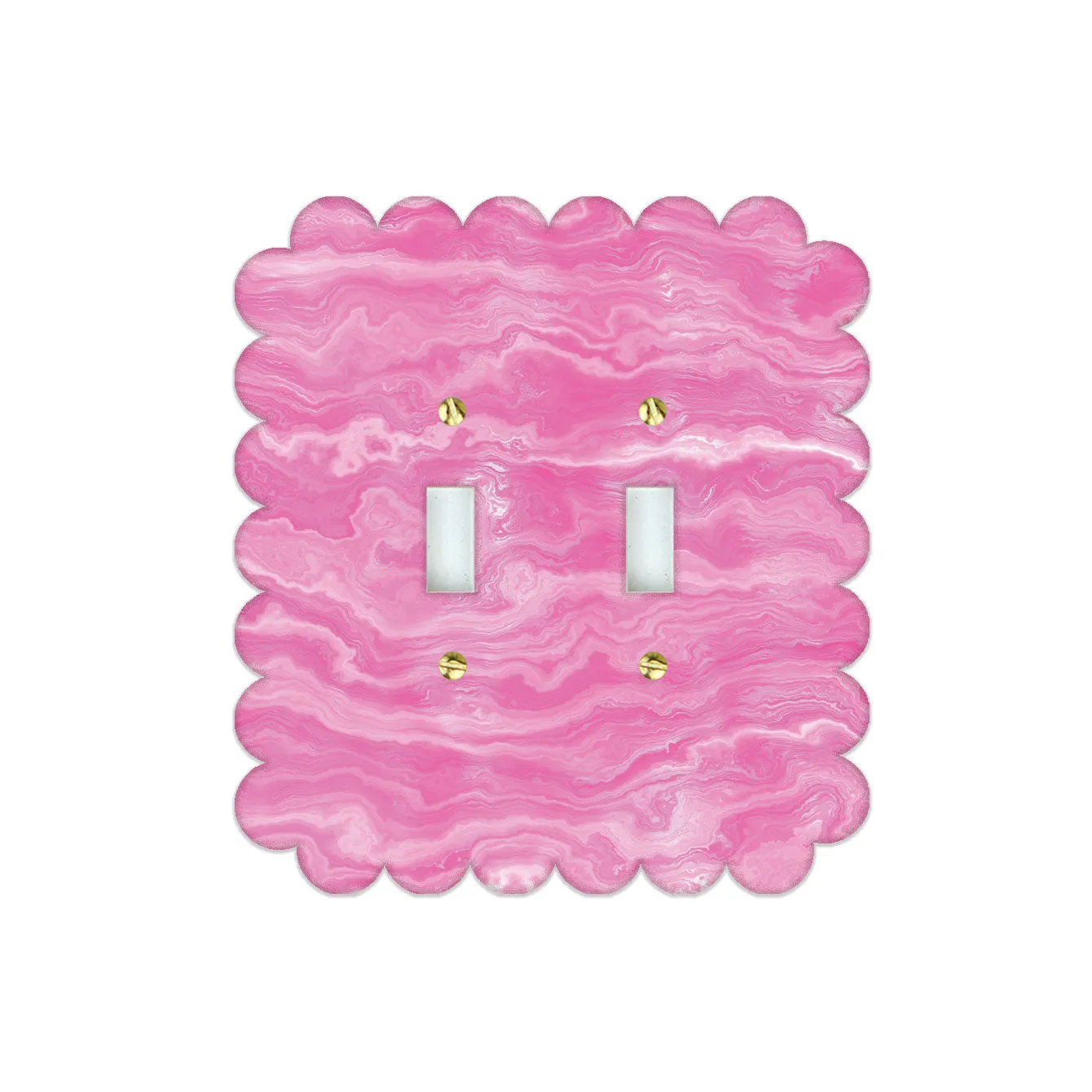 Sassy Switch Plates, Acrylic | Pink Agate