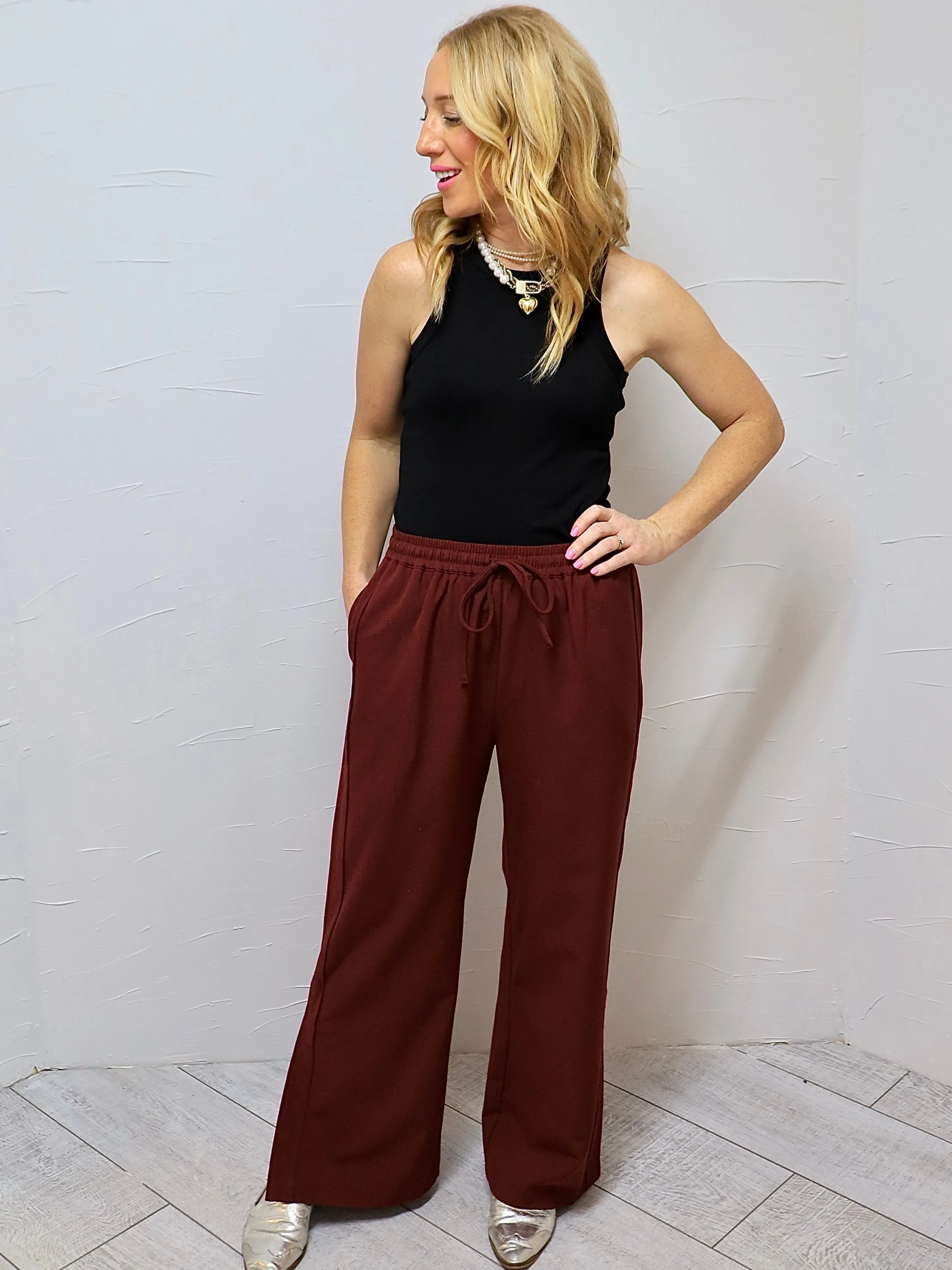 Seeing Red Woven Pant