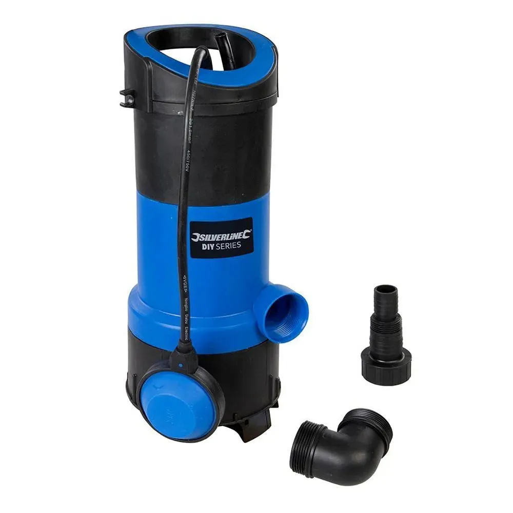 Silverline 917615 Dirty Water Pump 750w Heavy Duty Submersible 3 Year Warranty