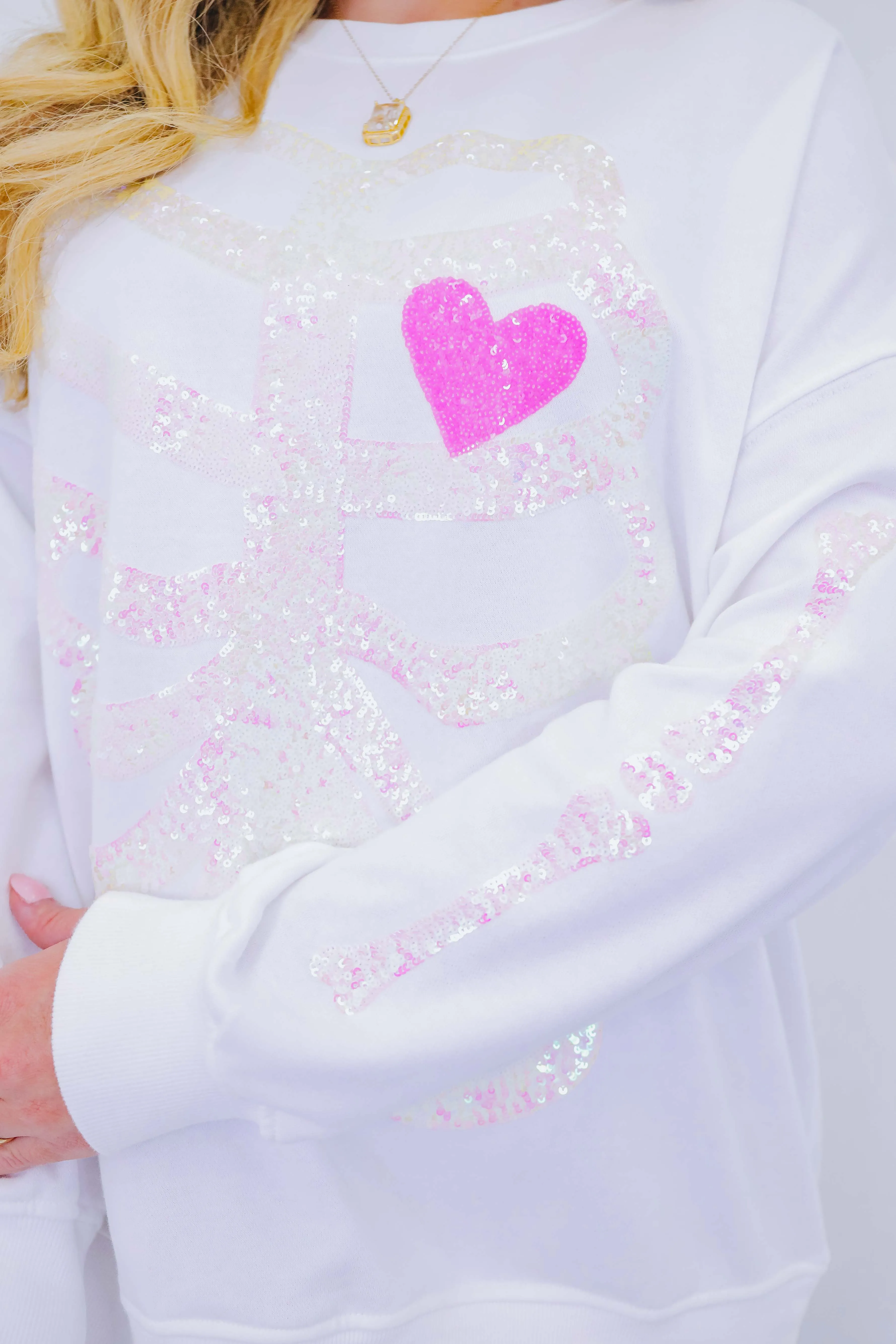 Skeleton Sequin Embellished Sweatshirt- 2 Colors
