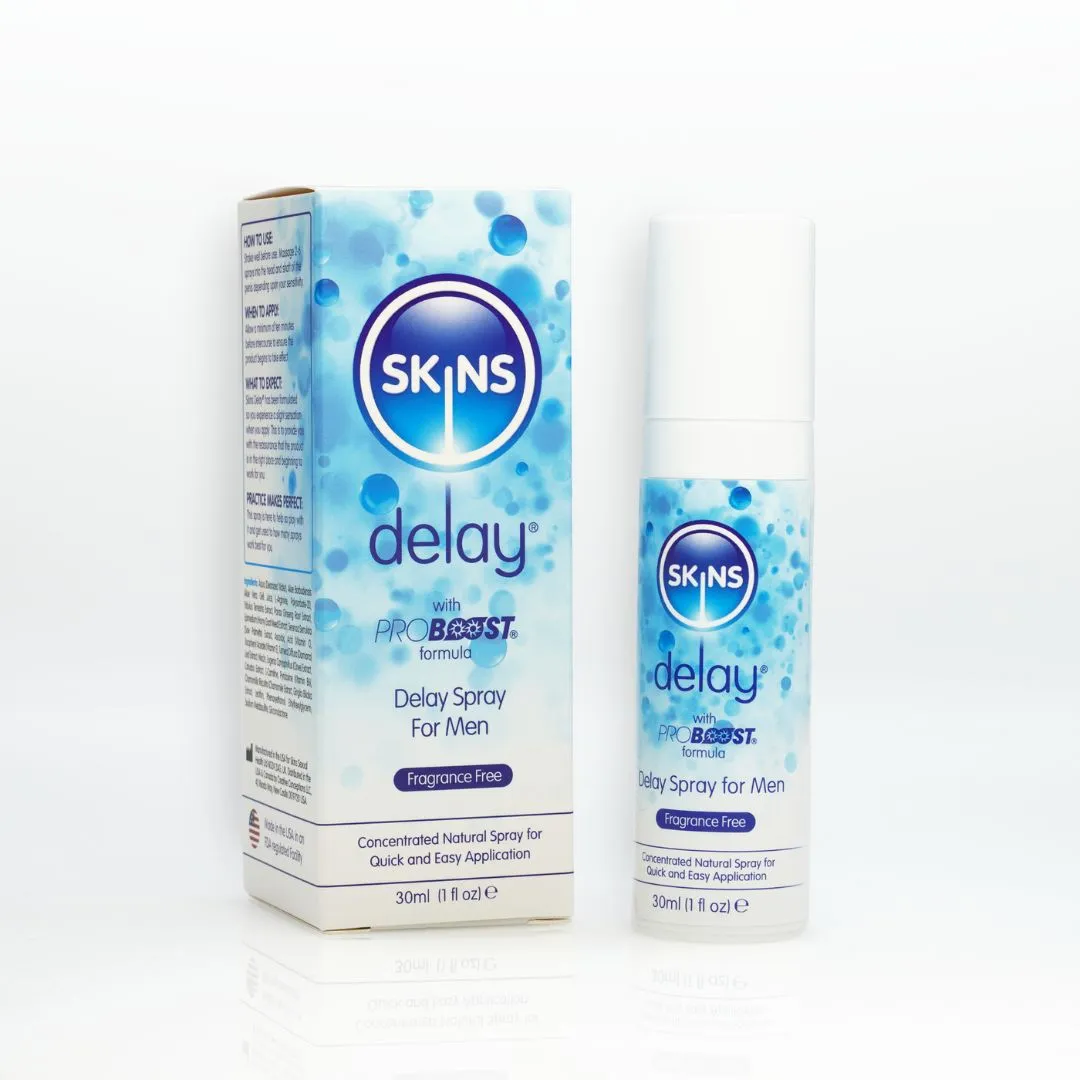 Skins Delay® - Natural Male Delay Spray 30ml (Fragrance Free)