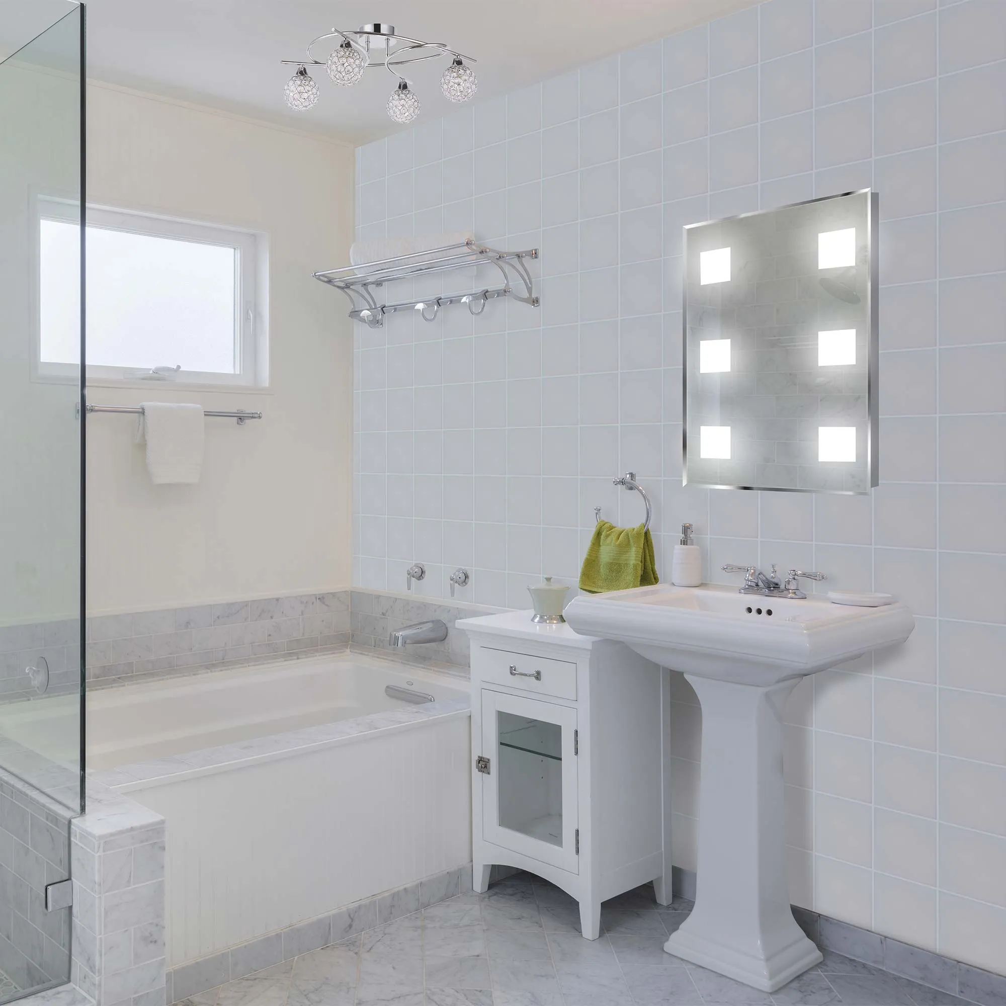 Snaresbrook Standard, Large and Landscape Rectangular Mirror LED Light