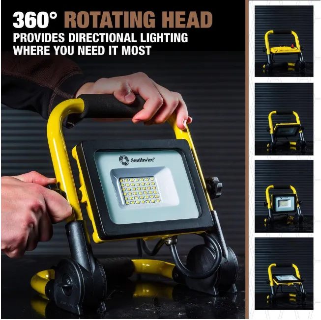 Southwire CSW1X1 1,500 Lumen Ratcheting LED Work Light