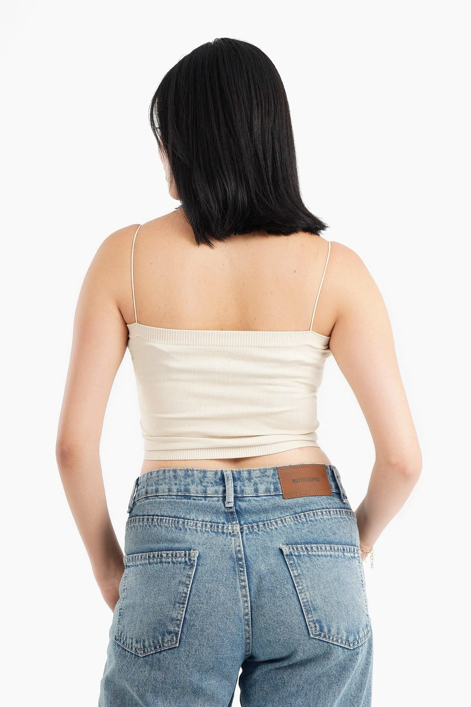 Spaghetti Straps Cropped Top