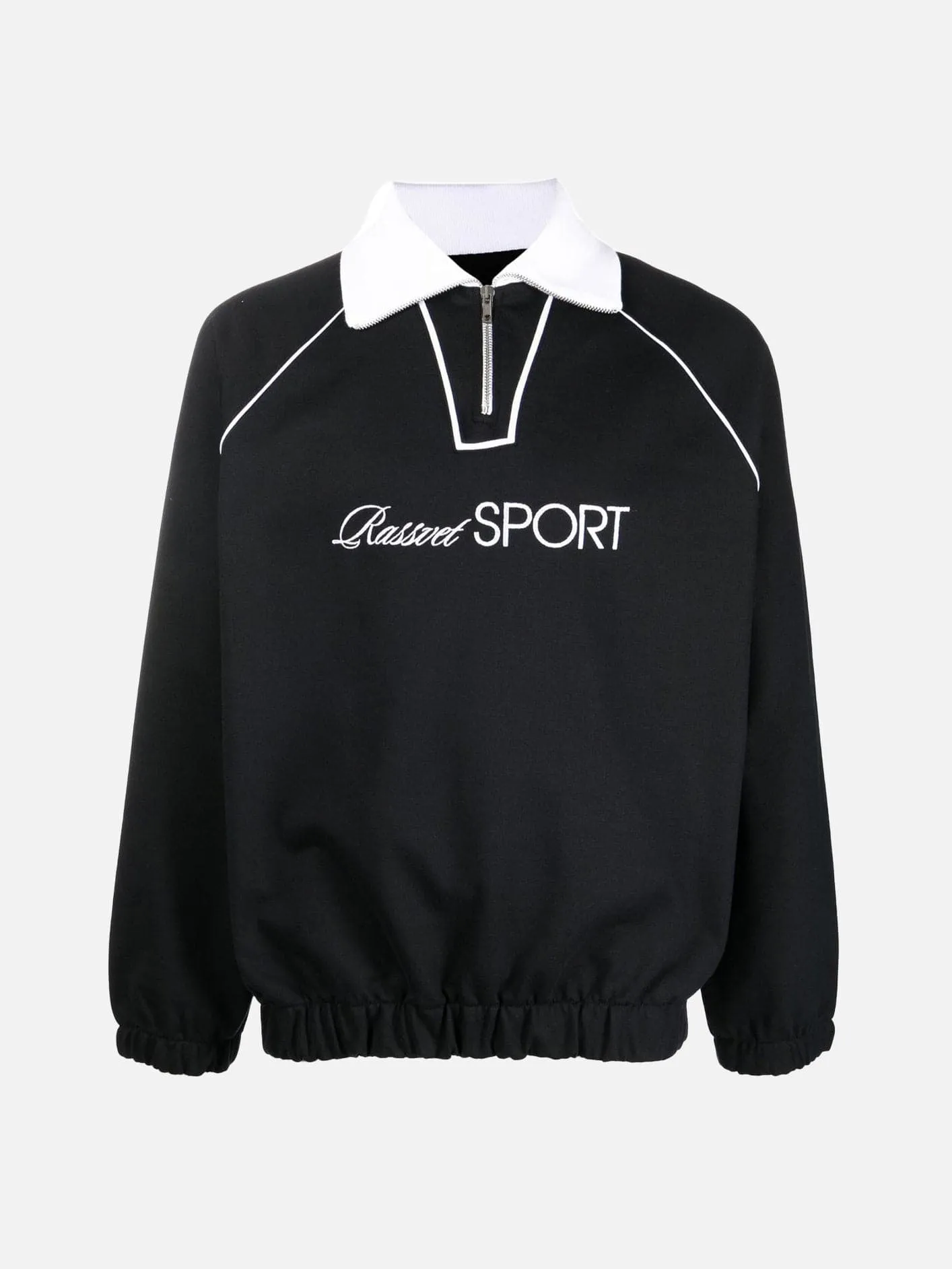 Sport Collared Sweatshirt - Black