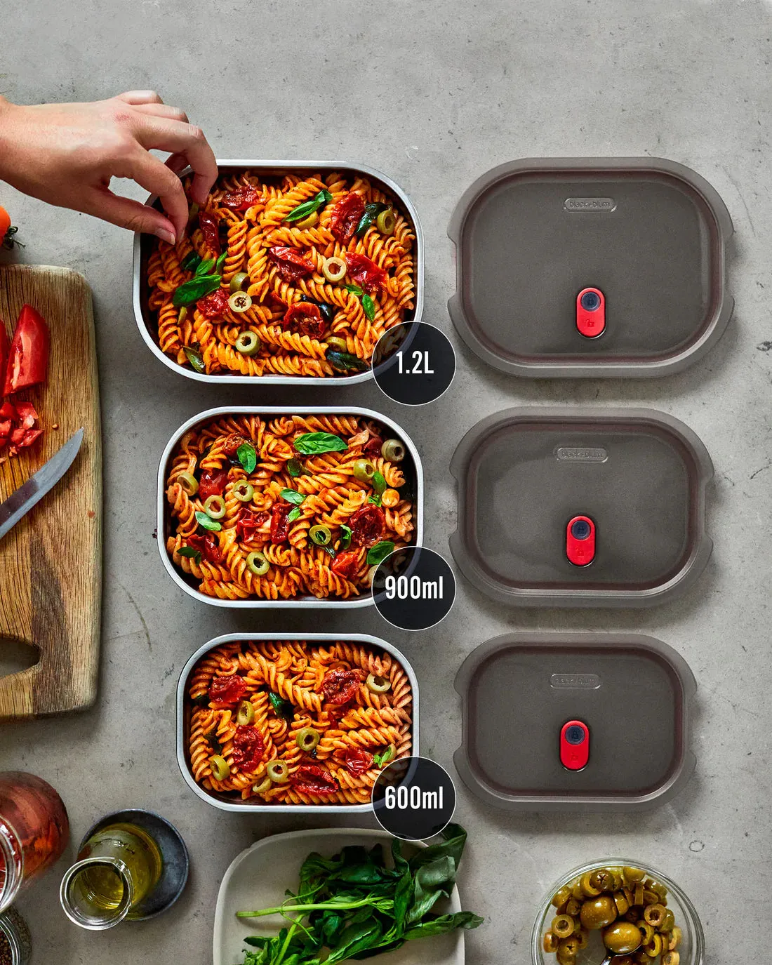 Steel Food Box - Medium