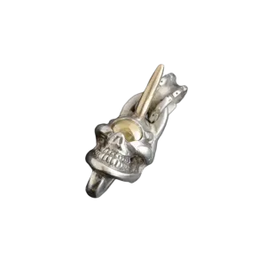 Stop Light Co Single Skull Top And K18 Horn & Eye