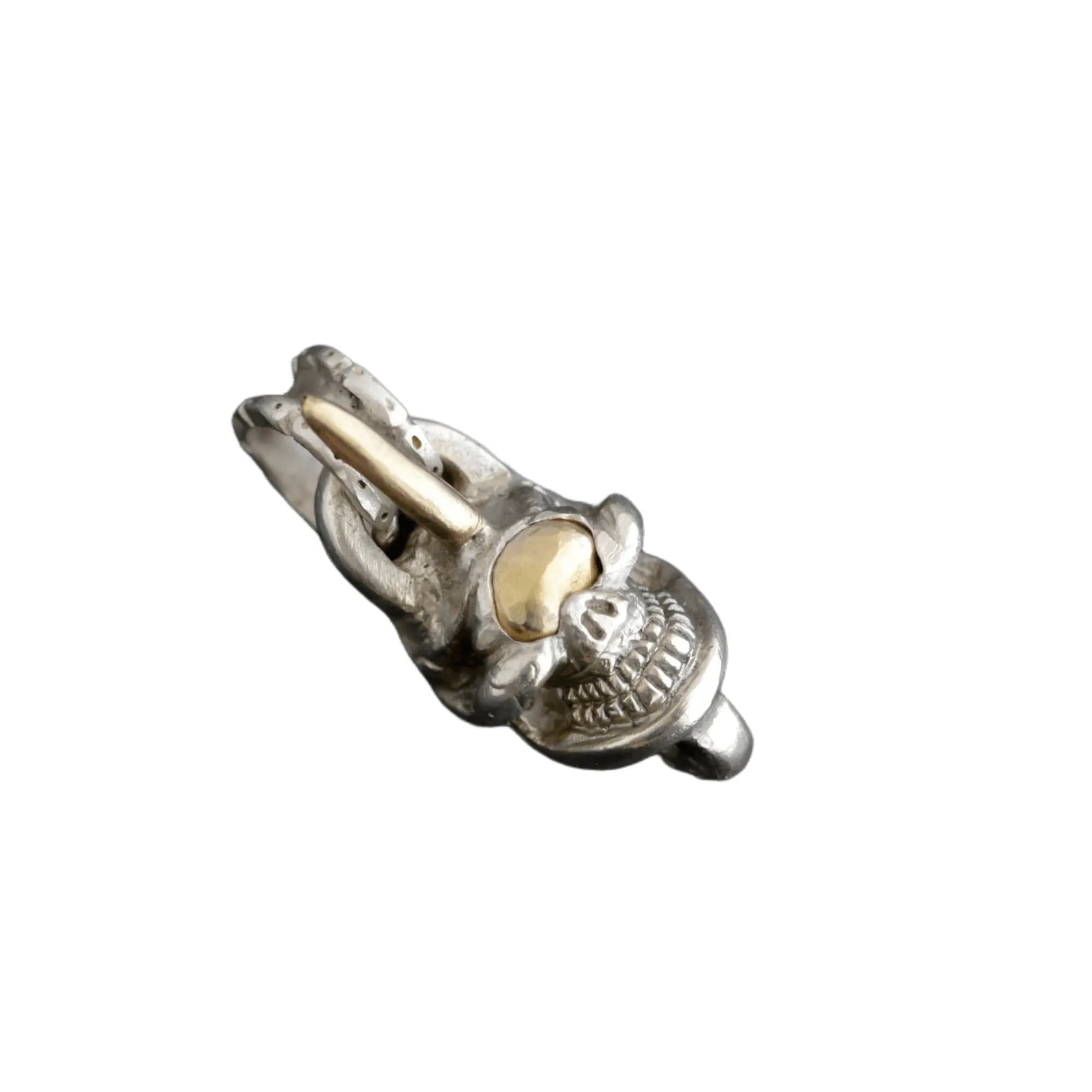 Stop Light Co Single Skull Top And K18 Horn & Eye