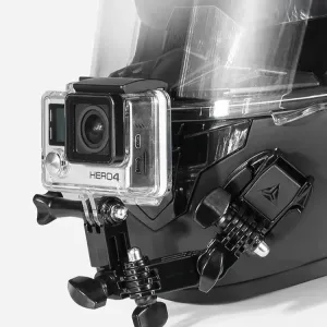 Support Gopro 360° pour Casque Moto – Fixation Rotative et Flexible