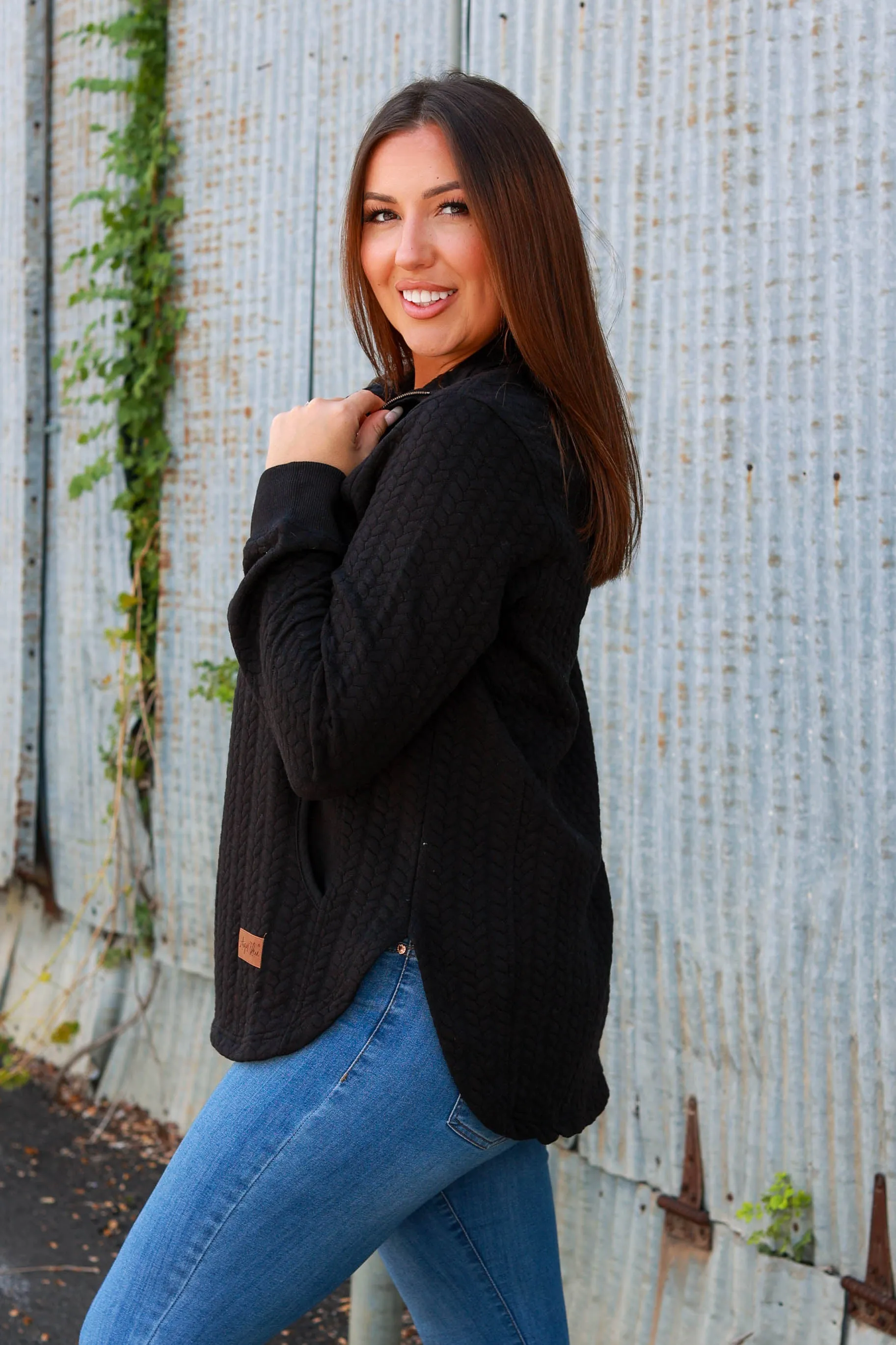 The Minley Knit Pullover || Black