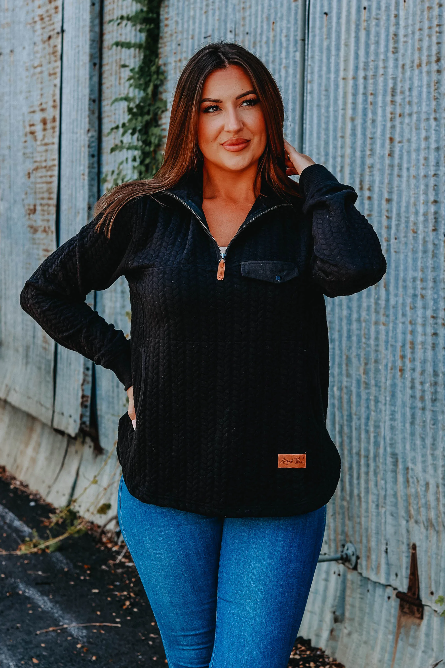 The Minley Knit Pullover || Black
