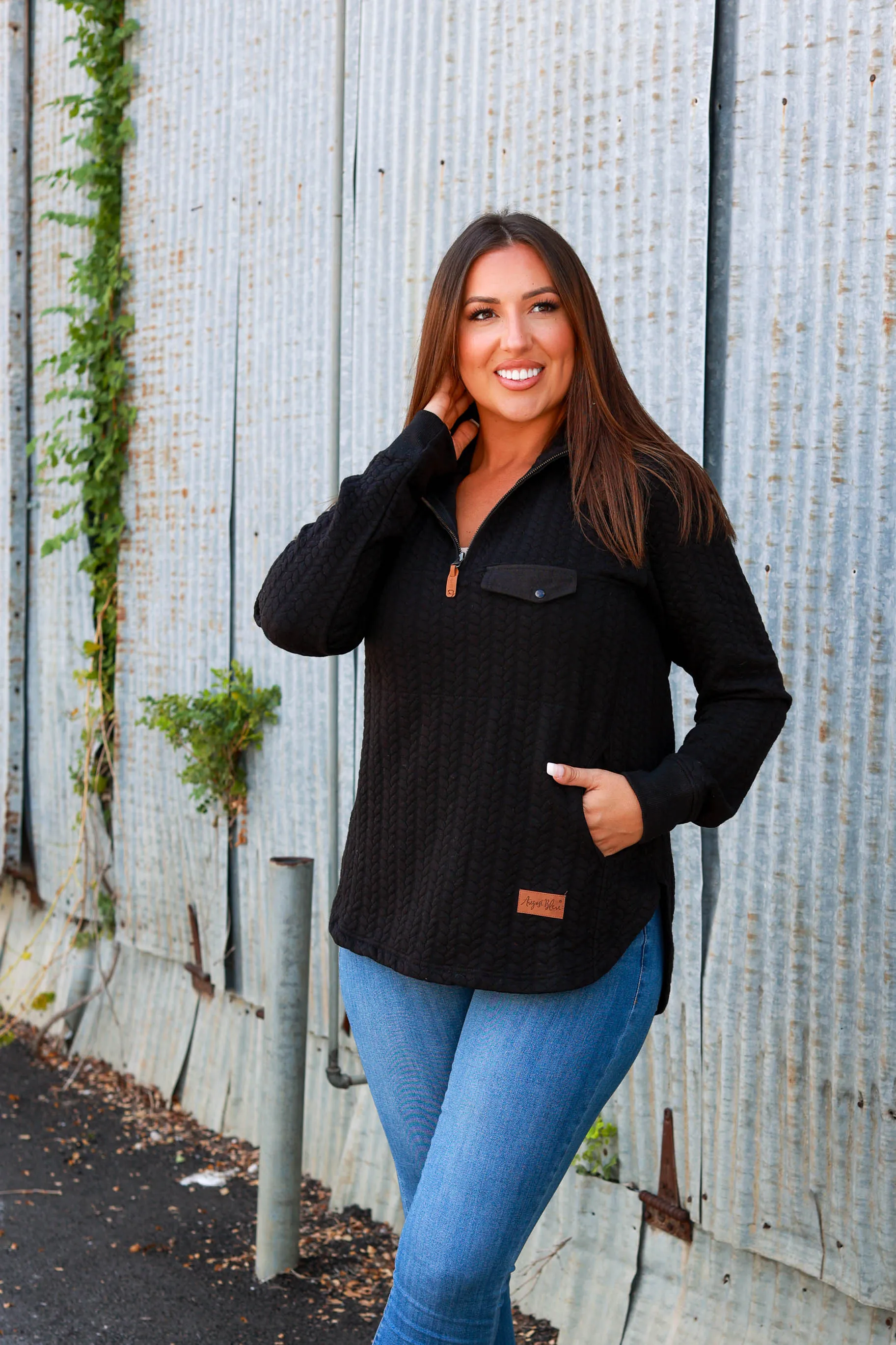 The Minley Knit Pullover || Black