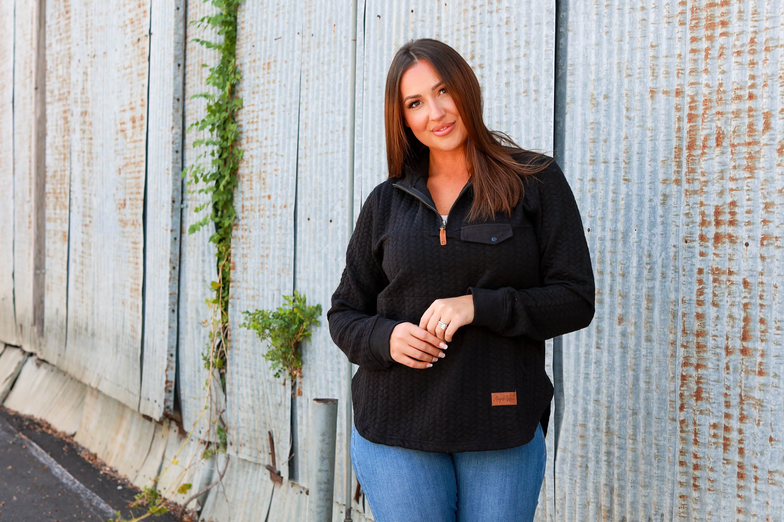 The Minley Knit Pullover || Black