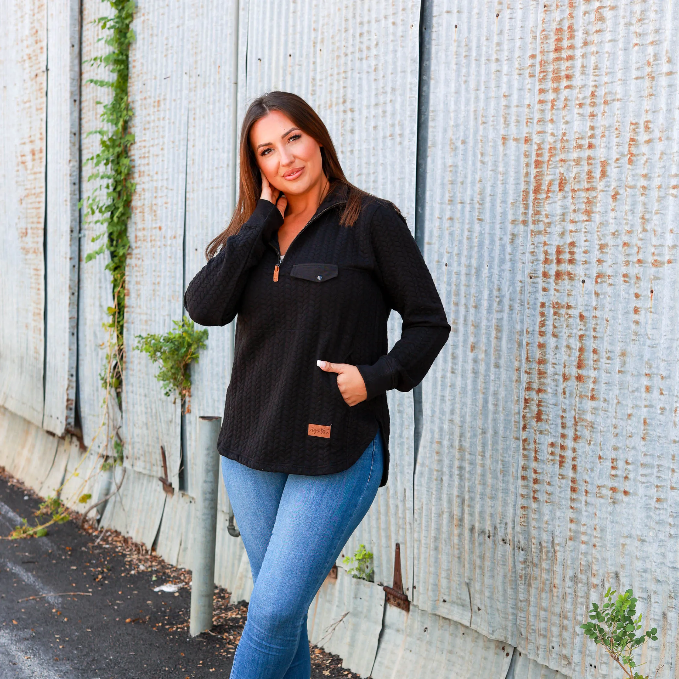 The Minley Knit Pullover || Black
