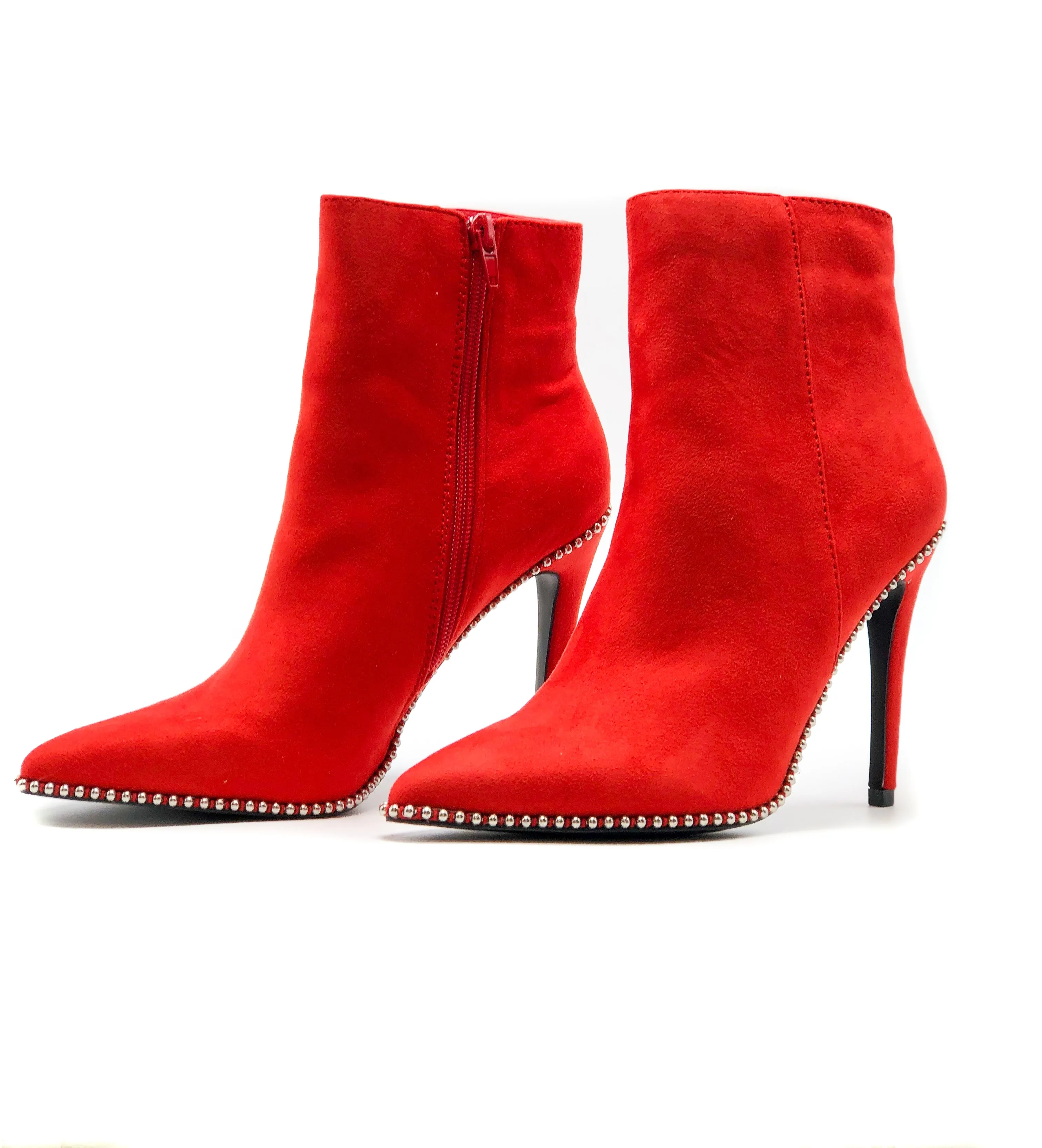 The Showstopper- Red ankle  bootie