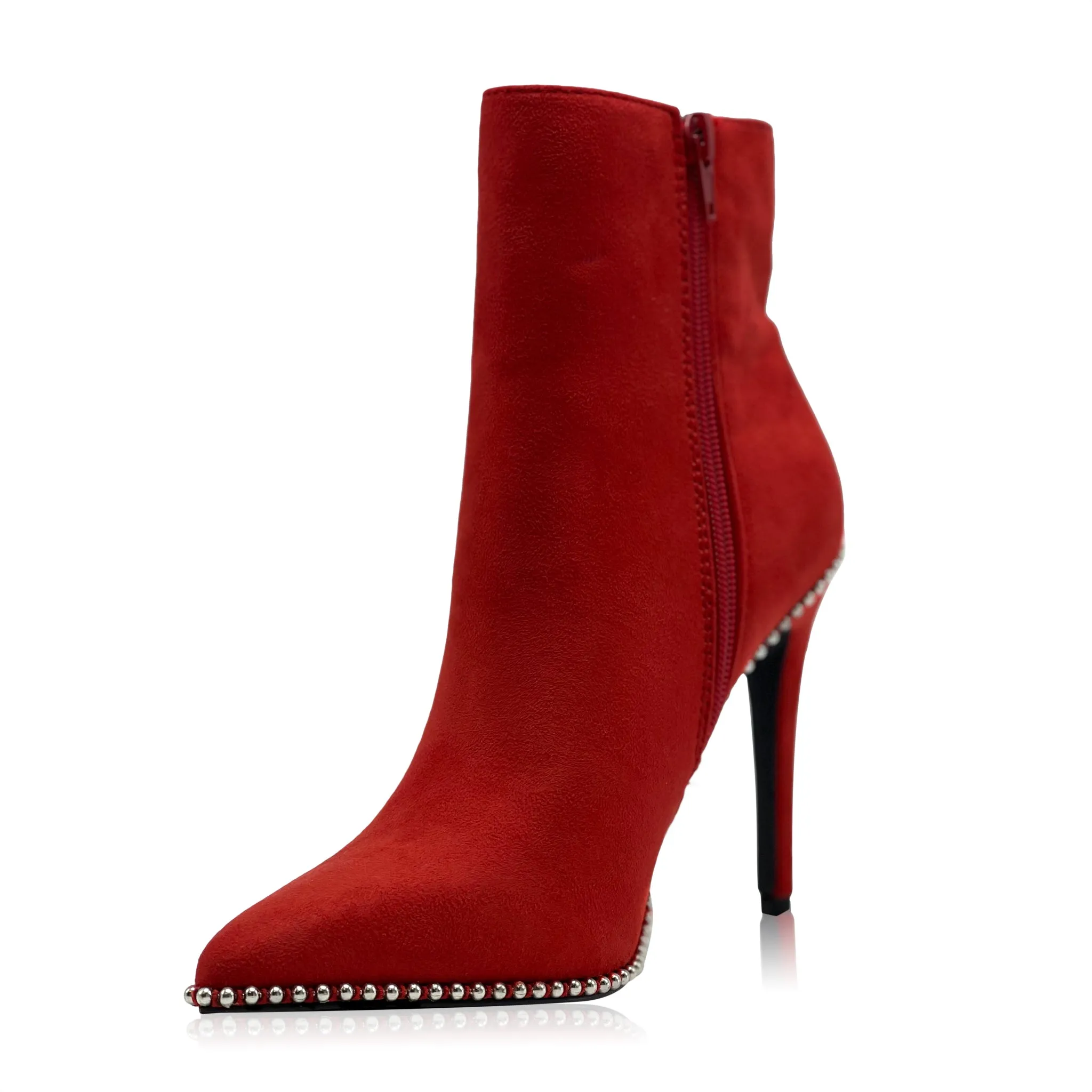 The Showstopper- Red ankle  bootie
