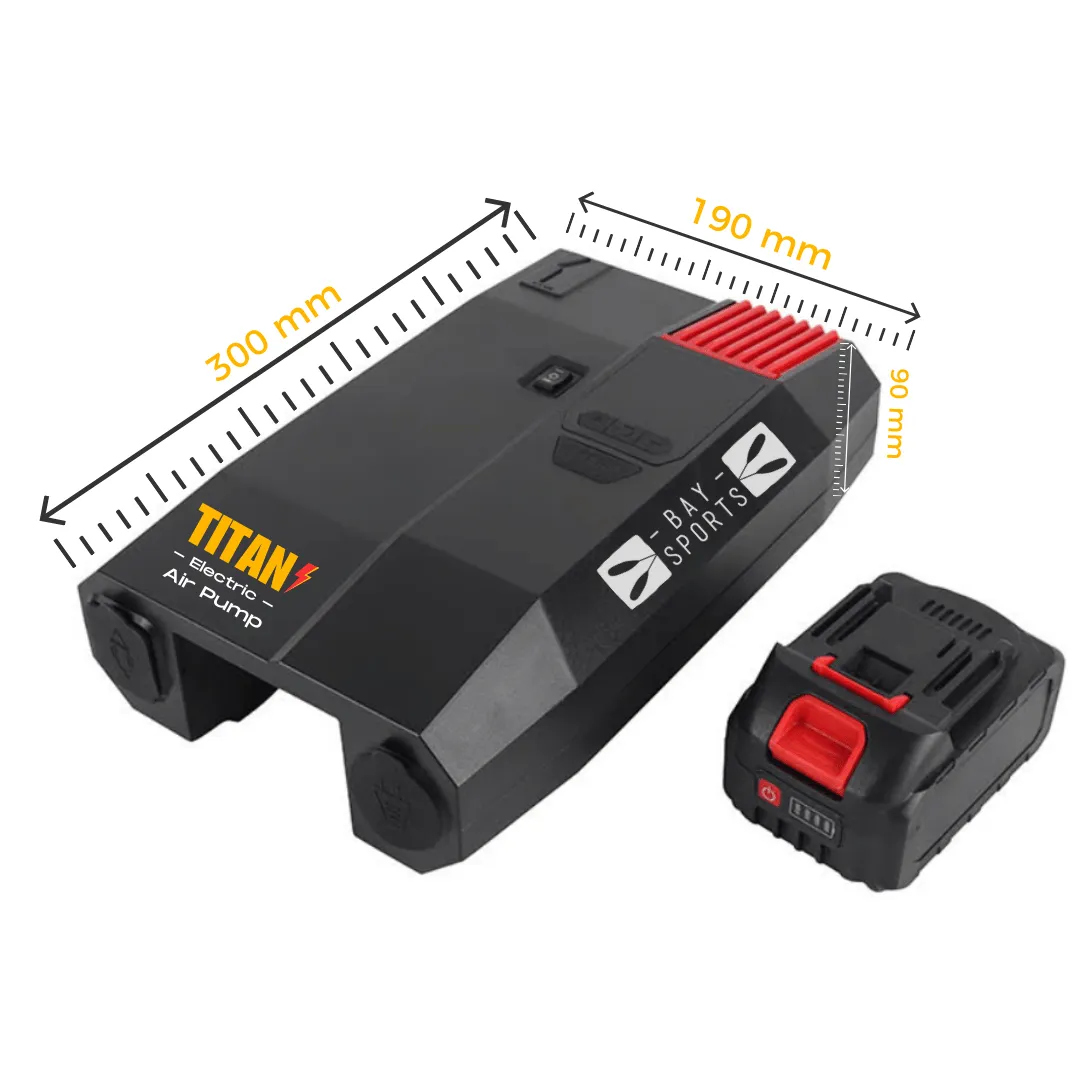 Titan V2 Electric Pump for Inflatable Kayak/SUP with Removable Battery