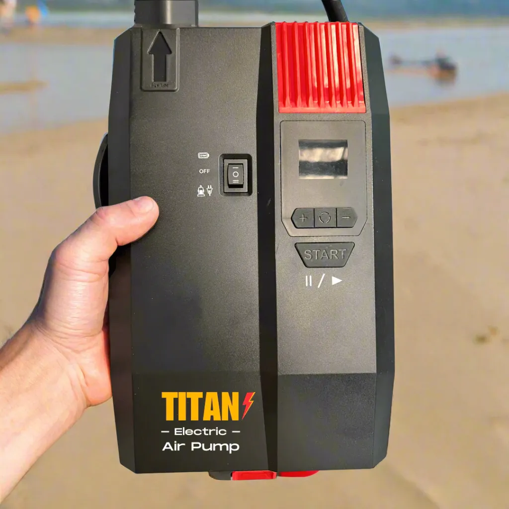 Titan V2 Electric Pump for Inflatable Kayak/SUP with Removable Battery