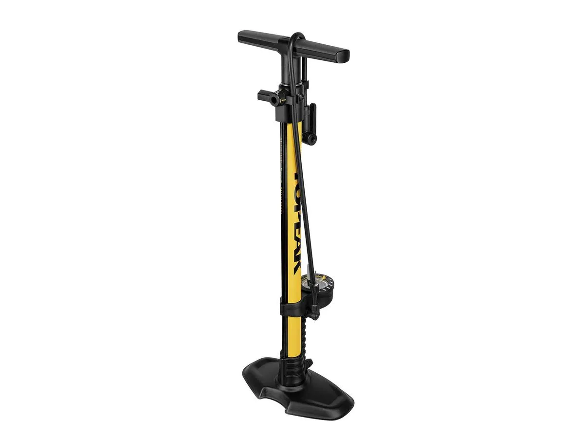 Topeak Floor Pump JoeBlow Sport 2Stage 2-stage swtich and pressure gauge, 160PSI/11 BAR 3" gauge, TwinHead DX5