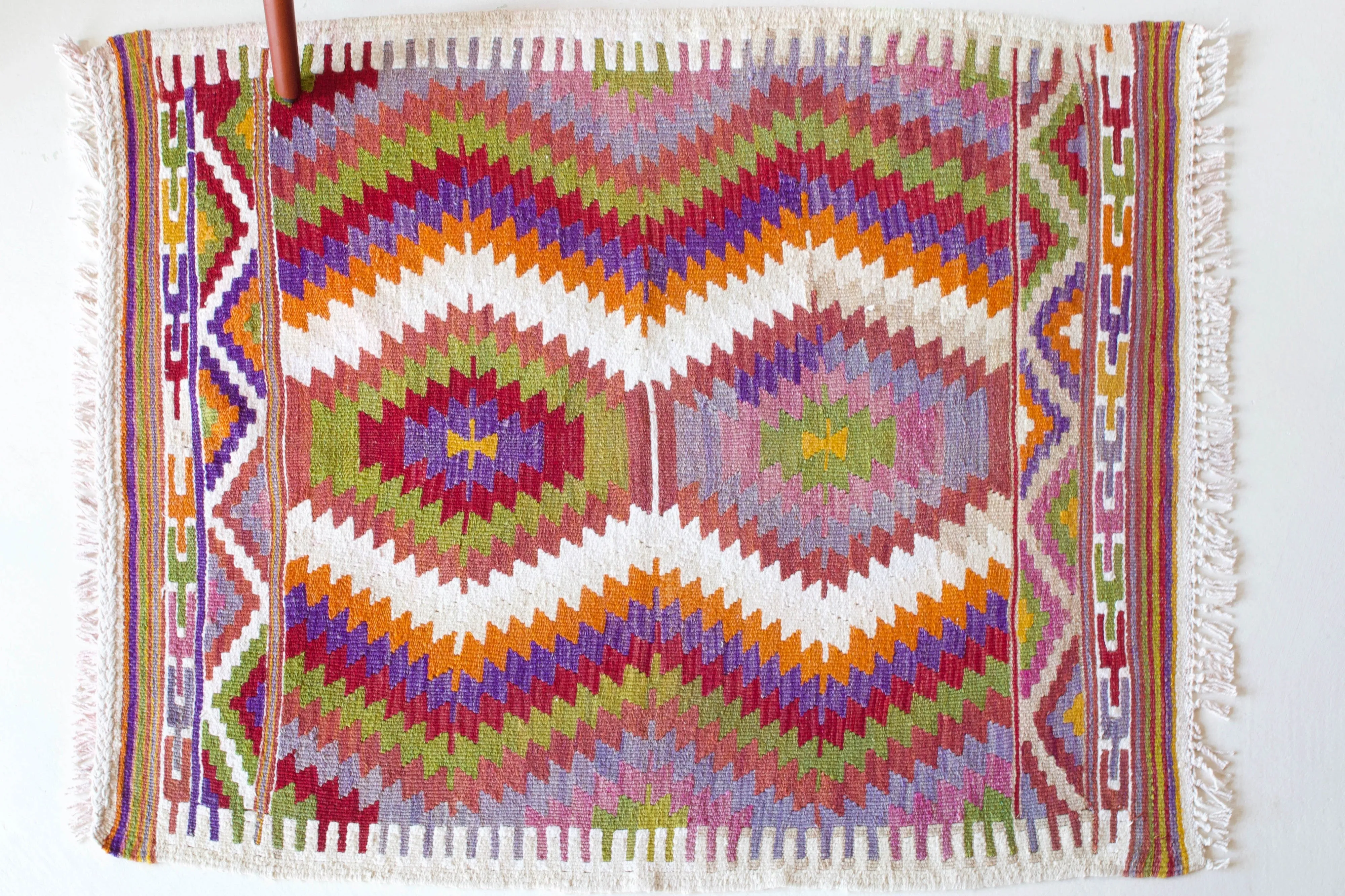 Vintage central Anatolian Kilim Rug 3'2"x4'5"