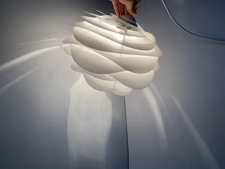 White Rose Pendant Light