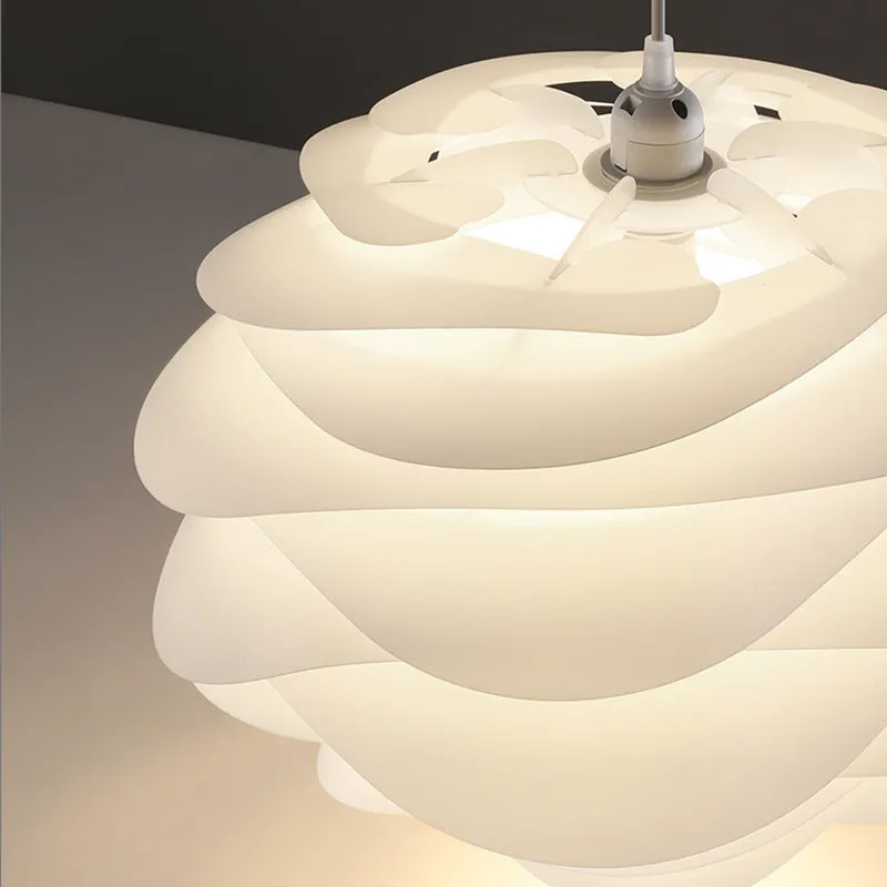 White Rose Pendant Light