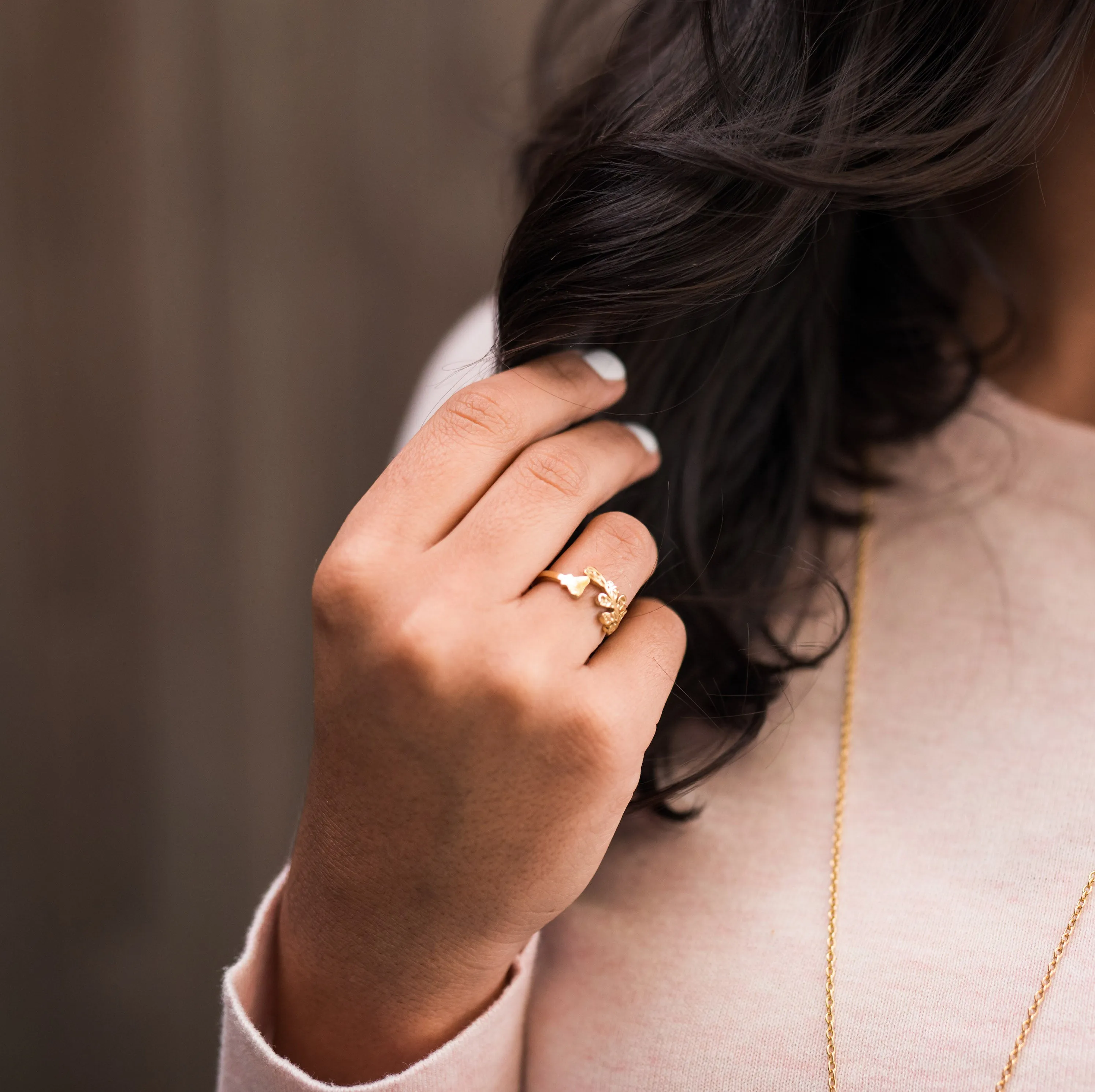 Wine Country Wildflower Ring - Gold