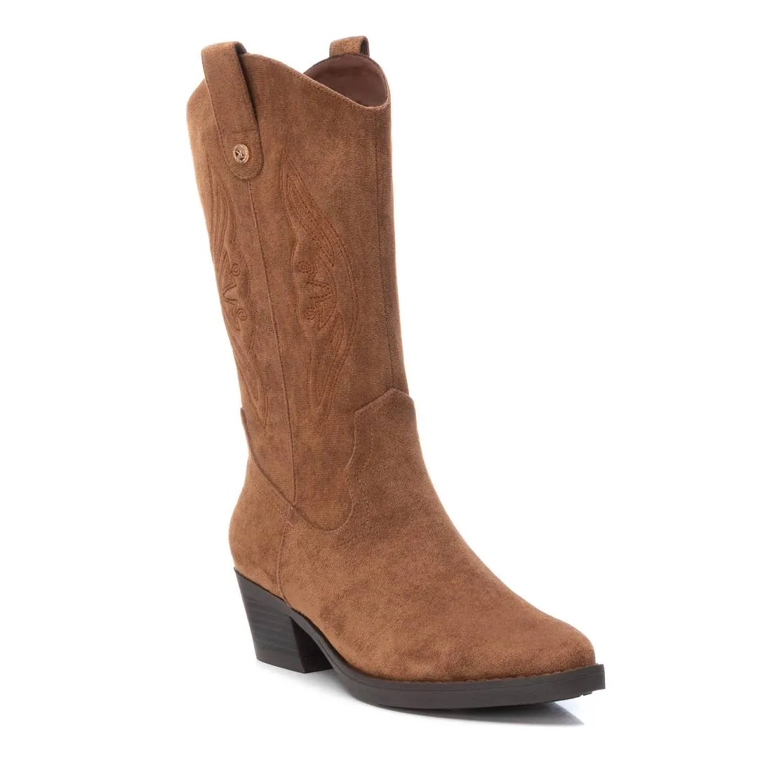 Women's Italian Western Suede Booties By XTI 143393