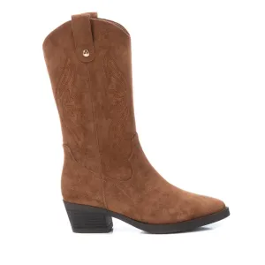 Women's Italian Western Suede Booties By XTI 143393