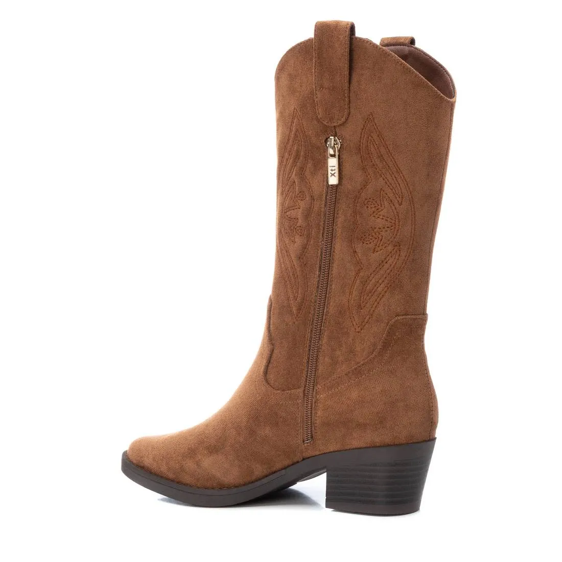 Women's Italian Western Suede Booties By XTI 143393